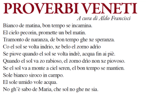 PROVERBI VENETI